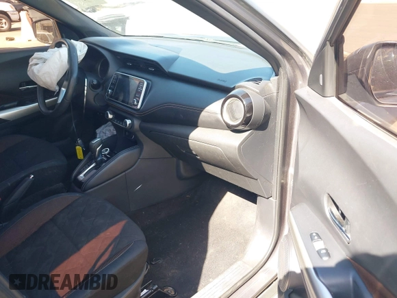2018 Nissan Kicks SV with VIN 3N1CP5CUXJL511291, listed as a IAAI auction lot 42393541 with 144,642 mi miles and . Bid and sale history available at DreamBid. Image 5.
