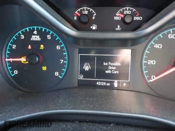 2020 Chevrolet Colorado 4WD Work Truck with VIN 1GCGTBEN6L1137562, listed as a IAAI auction lot 41377439 with 43,124 mi miles and . Bid and sale history available at DreamBid. Image 15.