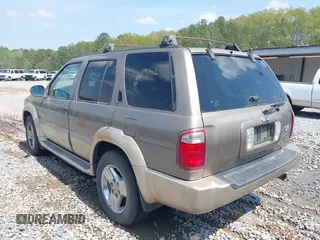 2001 Infiniti QX4 with VIN JNRDR09X11W201136, listed as a IAAI auction lot 41904963 with 198,345 mi miles and . Bid and sale history available at DreamBid. Image 3.