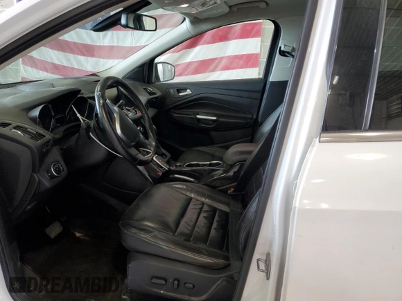 2015 Ford Escape Titanium with VIN 1FMCU0J95FUB46888, listed as a Copart auction lot 68542134 with Not Provided miles and Salvage Title. Bid and sale history available at DreamBid. Image 7.