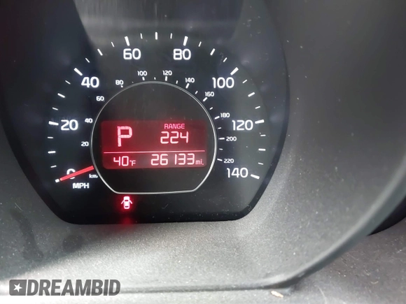 2018 Kia Soul with VIN KNDJN2A20J7593031, listed as a IAAI auction lot 41687316 with 26,133 mi miles. Bid and sale history available at carsss.com. Image 16.