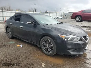 2016 Nissan Maxima 3.5 SL with VIN 1N4AA6AP3GC446836, listed as a Copart auction lot 51251395 with 0 mi miles and Salvage Title. Bid and sale history available at carsss.com. Image 4.