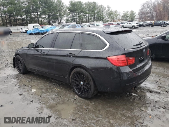 2014 BMW 3 Series 328d xDrive with VIN WBA3K5C59EKT33057, listed as a Copart auction lot 82470424 with 157,288 mi miles and Salvage title. Bid and sale history available at DreamBid. Image 2.