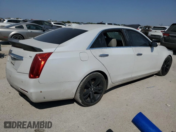 2016 Cadillac CTS V-Sport RWD with VIN 1G6AU5S86G0110086, listed as a Copart auction lot 68130494 with 119,128 mi miles and Clean Title. Bid and sale history available at DreamBid. Image 3.