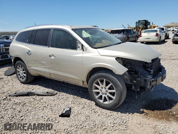 2015 Buick Enclave Leather with VIN 5GAKVBKD0FJ389250, listed as a Copart auction lot 57344554 with 115,076 mi miles and Salvage Title. Bid and sale history available at carsss.com. Image 4.