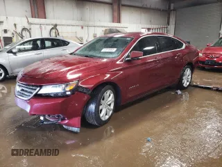 2017 Chevrolet Impala LT with VIN 1G1105SA5HU145359, listed as a Copart auction lot 47818995 with 195,247 mi miles and Salvage Title. Bid and sale history available at DreamBid. Image 1.