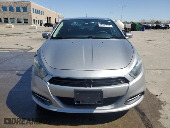 2015 Dodge Dart SXT with VIN 1C3CDFBB6FD364755, listed as a Copart auction lot 52641815 with 128,557 mi miles and Salvage Title. Bid and sale history available at carsss.com. Image 5.