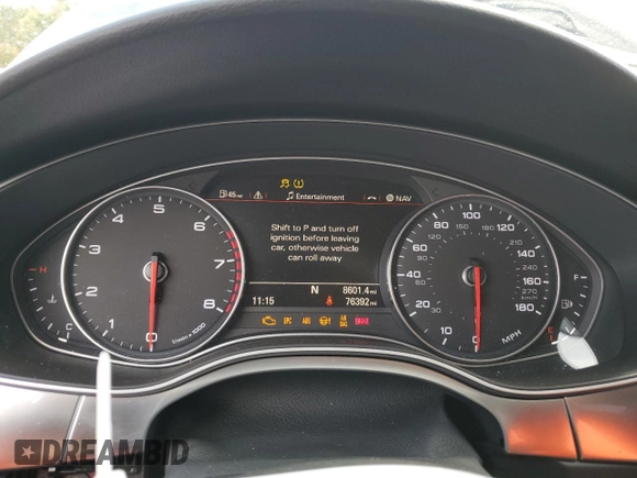 2014 Audi A6 Premium Plus z VIN WAUFGAFC6EN105727, wystawiony jako Copart lot #47950335 z przebiegiem 76 392 mil mil oraz Szkoda całkowita • Salvage title. Historia ofert i sprzedaży dostępna na DreamBid. Obrazek 9.