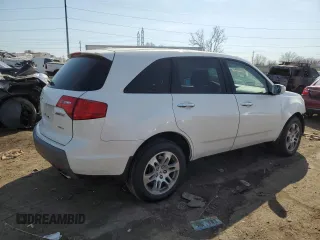 2007 Acura MDX with VIN 2HNYD28207H502578, listed as a Copart auction lot 48780665 with 179,565 mi miles and Clean Title. Bid and sale history available at carsss.com. Image 3.