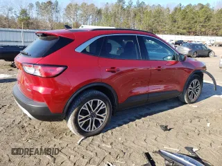 2021 Ford Escape SEL with VIN 1FMCU9H6XMUA60859, listed as a Copart auction lot 87805975 with 84,706 mi miles and Salvage Title. Bid and sale history available at carsss.com. Image 3.