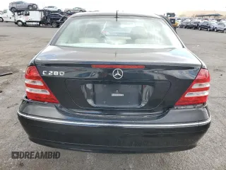 2006 Mercedes-Benz C 280 Luxury with VIN WDBRF54HX6A855597, listed as a Copart auction lot 48374205 with 158,508 mi miles and Salvage Title. Bid and sale history available at DreamBid. Image 6.