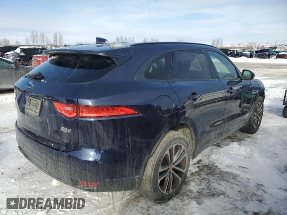 2018 Jaguar F-Pace 20d Premium with VIN SADCJ2FN5JA263559, listed as a Copart auction lot 44557235 with 135,135 mi miles and Clean Title. Bid and sale history available at DreamBid. Image 3.