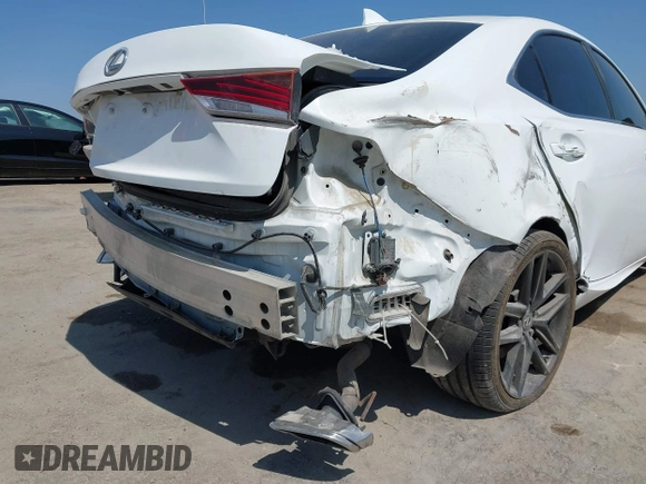 2020 Lexus IS 300 F Sport with VIN JTHGA1D25L5104440, listed as a IAAI auction lot 39757578 with 36,962 mi miles and . Bid and sale history available at DreamBid. Image 18.