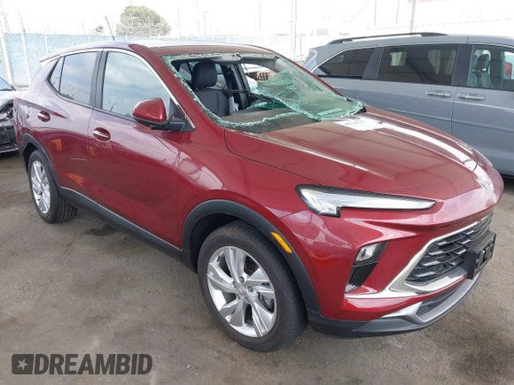 2025 Buick Encore GX Preferred with VIN KL4AMBSP5SB020003, listed as a IAAI auction lot 42120299 with 5,909 mi miles and . Bid and sale history available at DreamBid. Image 1.