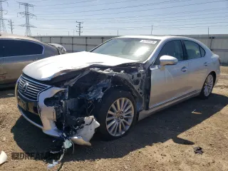 2015 Lexus LS 460 z VIN JTHCL5EF9F5024158, wystawiony jako Copart lot #56530475 z przebiegiem 101 977 mil mil oraz Szkoda całkowita • Salvage title. Historia ofert i sprzedaży dostępna na DreamBid. Obrazek 1.