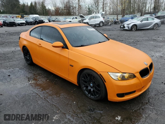 2008 BMW 3 Series 328i with VIN WBAWB33558P133916, listed as a Copart auction lot 86401824 with 117,987 mi miles and Salvage Title. Bid and sale history available at carsss.com. Image 4.