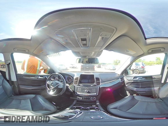 2019 Mercedes-Benz GLS 550 with VIN 4JGDF7DE7KB207583, listed as a Copart auction lot 61720464 with 76,040 mi miles and Salvage Title. Bid and sale history available at DreamBid. Image 14.