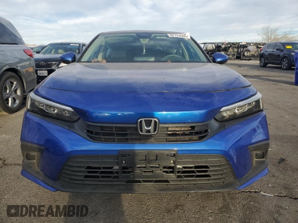 2023 Honda Civic Sedan LX with VIN 2HGFE2F27PH565711, listed as a Copart auction lot 87724365 with Not Provided miles and Salvage Title. Bid and sale history available at carsss.com. Image 5.
