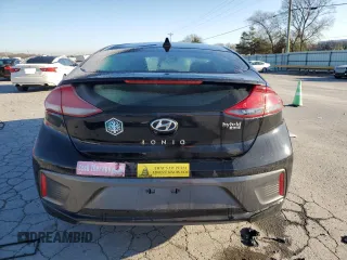 2021 Hyundai Ioniq Blue with VIN KMHC65LC2MU255550, listed as a Copart auction lot 49735265 with 81,756 mi miles and Salvage title. Bid and sale history available at DreamBid. Image 6.
