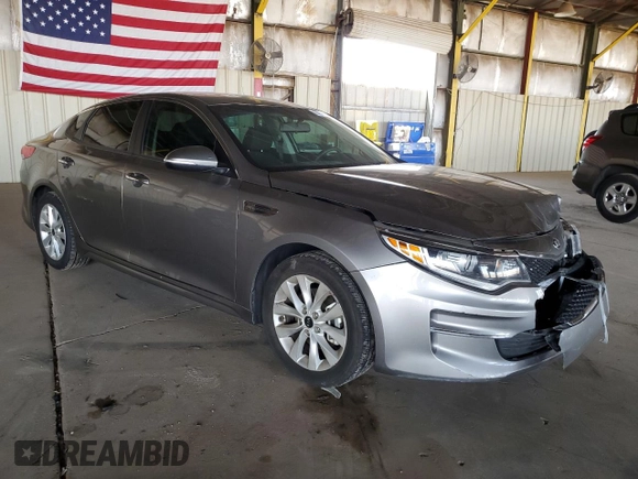 2018 Kia Optima S with VIN 5XXGT4L35JG274636, listed as a Copart auction lot 64849835 with 97,556 mi miles and Clean title. Bid and sale history available at DreamBid. Image 4.
