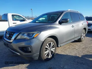 2017 Nissan Pathfinder SL with VIN 5N1DR2MMXHC906193, listed as a IAAI auction lot 41888171 with 113,524 mi miles. Bid and sale history available at carsss.com. Image 2.