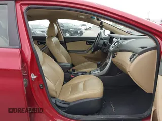 2012 Hyundai Elantra Limited with VIN KMHDH4AE4CU299884, listed as a IAAI auction lot 42032017 with 148,216 mi miles. Bid and sale history available at carsss.com. Image 5.