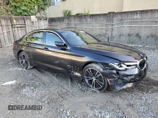 2021 BMW 5 Series 530e with VIN WBA13AG04MCG89990, listed as a Copart auction lot 85032384 with 49,429 mi miles and Non Repairable. Bid and sale history available at carsss.com. Image 4.