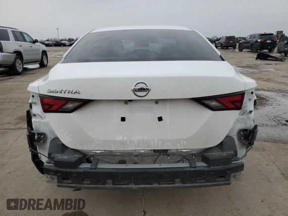 2022 Nissan Sentra S with VIN 3N1AB8BV5NY241154, listed as a Copart auction lot 47236415 with 79,407 mi miles and Salvage Title. Bid and sale history available at carsss.com. Image 6.