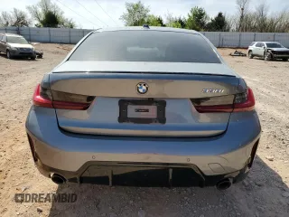 2023 BMW 3 Series 330i with VIN 3MW69FF00P8D51885, listed as a Copart auction lot 50623765 with 29,078 mi miles and Salvage Title. Bid and sale history available at carsss.com. Image 6.