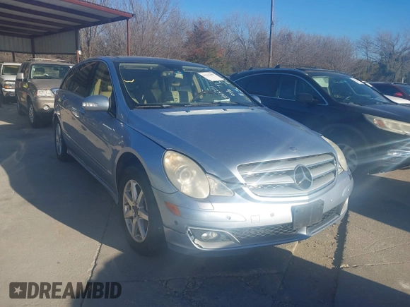 2007 Mercedes-Benz R 3.5L с VIN 4JGCB65E07A056051, выставлен на аукционе IAAI как лот 41252495 с пробегом 231 074 миль миль и . История ставок и продаж доступна на DreamBid. Изображение 1.