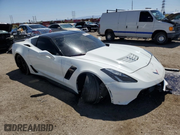 2016 Chevrolet Corvette Z06 2LZ with VIN 1G1YS2D64G5606608, listed as a Copart auction lot 56267255 with 48,711 mi miles and Salvage title. Bid and sale history available at DreamBid. Image 4.