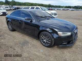 2013 Audi A4 Premium with VIN WAUBFAFL0DN004375, listed as a Copart auction lot 61096035 with 205,905 mi miles and Salvage title. Bid and sale history available at DreamBid. Image 4.