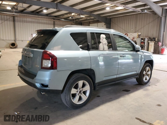 2014 Jeep Compass Latitude with VIN 1C4NJDEB5ED603160, listed as a Copart auction lot 54603025 with 87,983 mi miles and Clean Title. Bid and sale history available at carsss.com. Image 3.