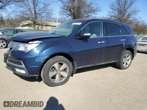 2013 Acura MDX with VIN 2HNYD2H27DH516540, listed as a Copart auction lot 46421315 with 157,498 mi miles and Salvage Title. Bid and sale history available at carsss.com. Image 1.