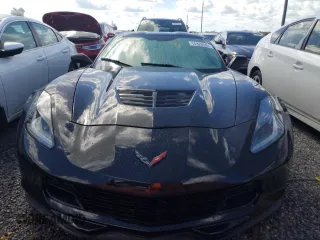 2016 Chevrolet Corvette Z06 1LZ with VIN 1G1YN2D62G5613452, listed as a Copart auction lot 74328594 with 0 mi miles and Salvage Title. Bid and sale history available at carsss.com. Image 5.