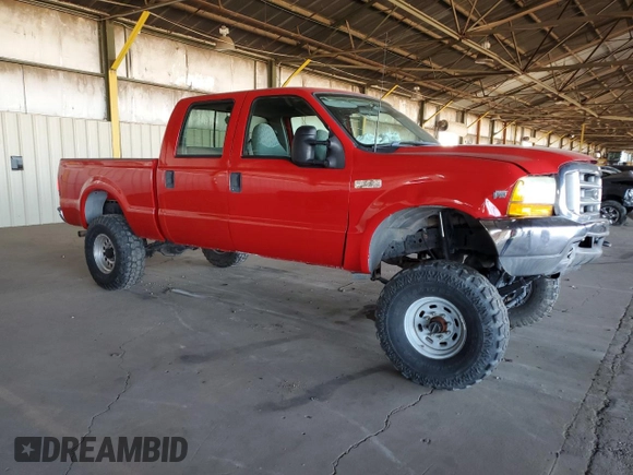 2000 Ford F-250 with VIN 3FTNW21S0YMA58344, listed as a Copart auction lot 69419204 with 108,262 mi miles and Salvage title. Bid and sale history available at DreamBid. Image 4.