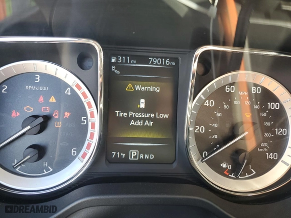 2016 Nissan Titan XD PRO-4X with VIN 1N6BA1F44GN517947, listed as a Copart auction lot 75524654 with 79,016 mi miles and Salvage Title. Bid and sale history available at carsss.com. Image 9.