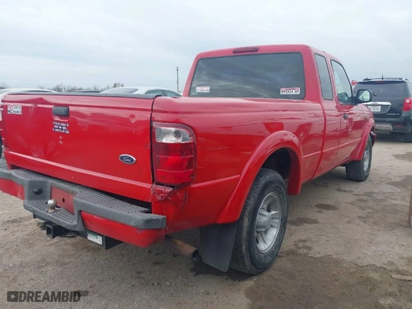 2003 Ford Ranger XL with VIN 1FTYR14V53PB38715, listed as a IAAI auction lot 41426298 with 206,890 mi miles. Bid and sale history available at carsss.com. Image 4.