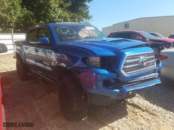 2016 Toyota Tacoma SR with VIN 5TFCZ5ANXGX018193, listed as a Copart auction lot 52271750 with 98,991 mi miles and Salvage Title. Bid and sale history available at carsss.com. Image 1.