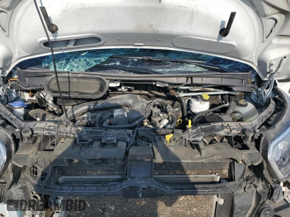 2023 Ford Transit Cargo with VIN 1FTBR1C82PKB25179, listed as a Copart auction lot 64972374 with 89,944 mi miles and Salvage Title. Bid and sale history available at DreamBid. Image 12.