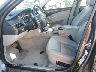 2009 BMW 5 Series 528i with VIN WBANU53529C119238, listed as a Copart auction lot 88943385 with 157,322 mi miles and Salvage Title. Bid and sale history available at carsss.com. Image 7.