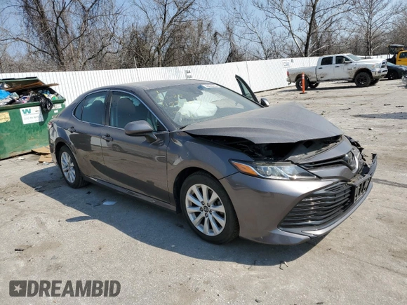 2019 Toyota Camry LE with VIN 4T1B11HK3KU787065, listed as a Copart auction lot 48638235 with 66,818 mi miles and Salvage Title. Bid and sale history available at carsss.com. Image 4.