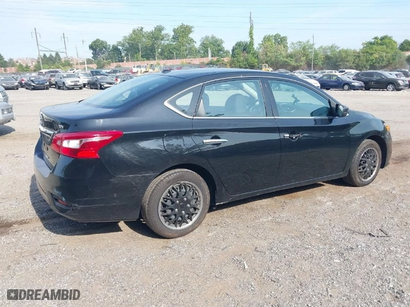 2017 Nissan Sentra S with VIN 3N1AB7AP2HY356733, listed as a IAAI auction lot 40165100 with NaN miles. Bid and sale history available at carsss.com. Image 4.