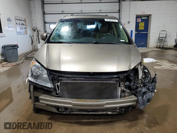 2009 Honda Odyssey EX-L with VIN 5FNRL38759B402158, listed as a Copart auction lot 52025715 with 239,340 mi miles and Salvage Title. Bid and sale history available at carsss.com. Image 5.