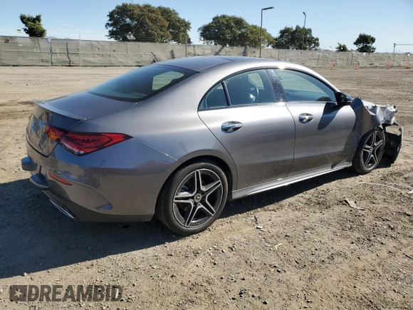 2023 Mercedes-Benz CLA 250 with VIN W1K5J4GB3PN381704, listed as a Copart auction lot 40427054 with 8,722 mi miles and . Bid and sale history available at DreamBid. Image 3.