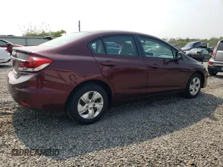 2013 Honda Civic LX z VIN 19XFB2F58DE259822, wystawiony jako Copart lot #59404415 z przebiegiem 65 523 mil mil oraz Szkoda całkowita • Salvage title. Historia ofert i sprzedaży dostępna na DreamBid. Obrazek 3.