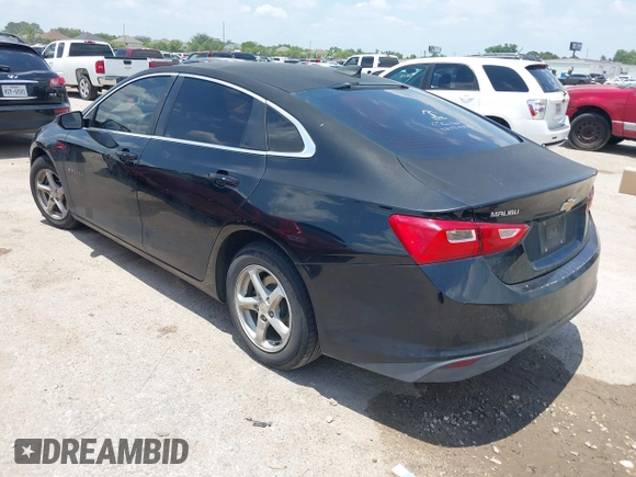 2016 Chevrolet Malibu LS with VIN 1G1ZB5ST1GF292456, listed as a IAAI auction lot 42408433 with 144,430 mi miles and . Bid and sale history available at DreamBid. Image 3.