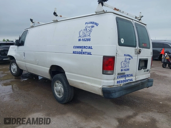 2010 Ford Econoline Cargo Commercial with VIN 1FTNS2EW9ADA02445, listed as a IAAI auction lot 41961328 with 372,850 mi miles and . Bid and sale history available at DreamBid. Image 3.