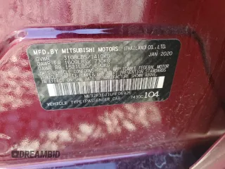 2020 Mitsubishi Mirage G4 ES with VIN ML32F3FJ1LHF06926, listed as a Copart auction lot 50334555 with 90,335 mi miles and Salvage Title. Bid and sale history available at carsss.com. Image 12.