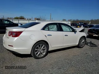 2014 Chevrolet Malibu LTZ with VIN 1G11H5SL9EF196745, listed as a Copart auction lot 53662285 with Not Provided miles and Salvage Title. Bid and sale history available at DreamBid. Image 3.